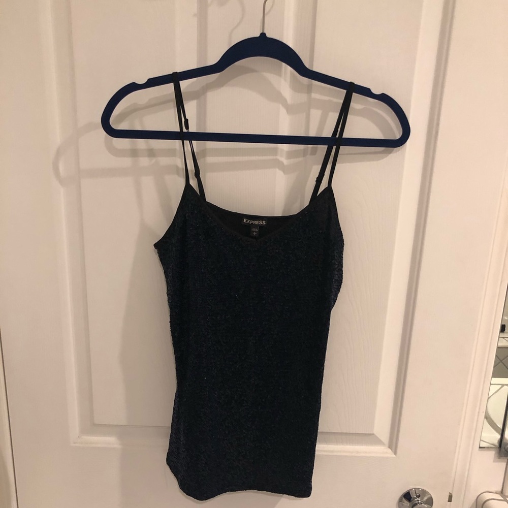 Blue cute spaghetti strap! Size small